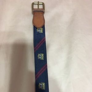 Beautiful Ralph Lauren canvas leather belt